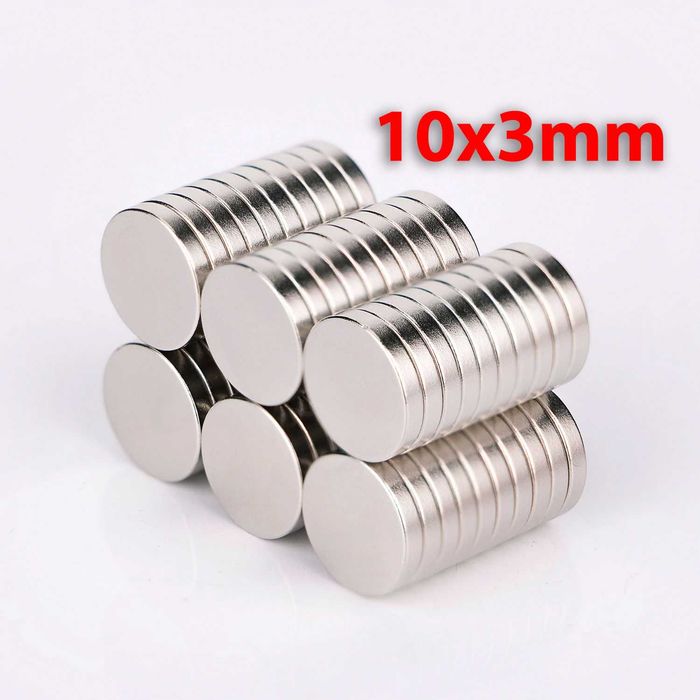 10x3mm неодимов МАГНИТ N52, magnit neodimov, магнити