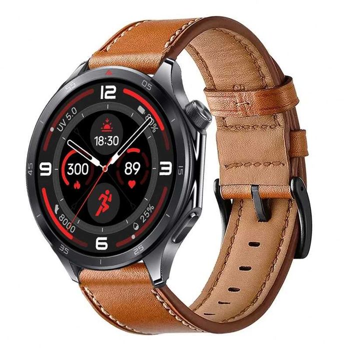 Curea ceas 22mm piele Samsung Galaxy Watch Gear S3 Huawei GT GT2 Pro