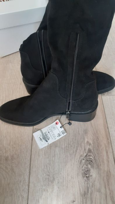 Чизми Zara велур