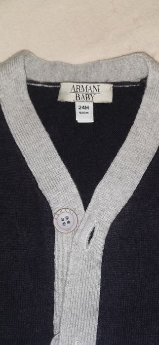 Cardigan lana și bumbac