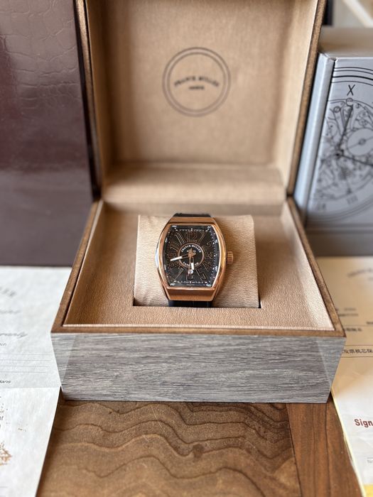Franck Muller Vanquard Gold And Black 45 mm