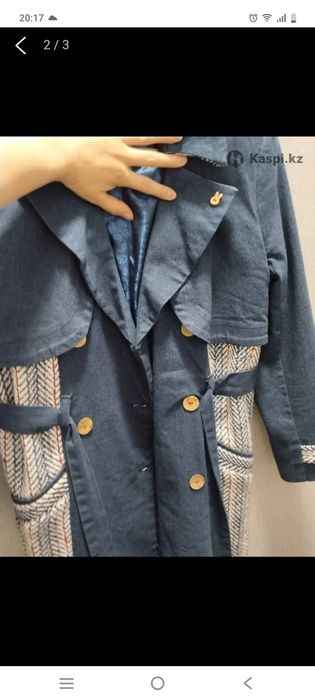 Плащь джинсовый  женский