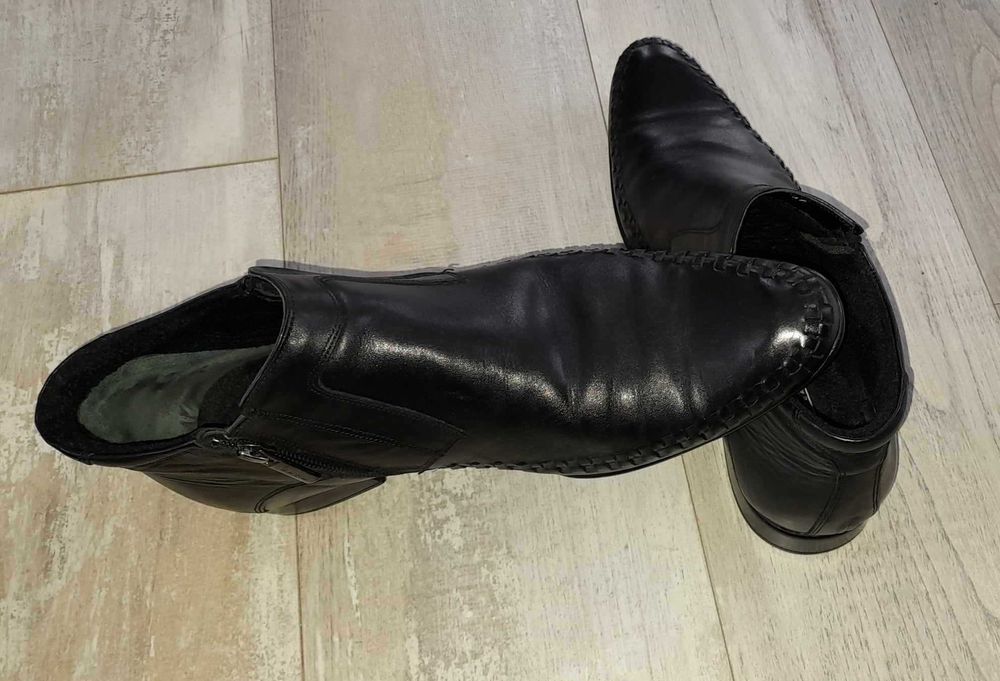 Мъжки зимни боти естествена кожа