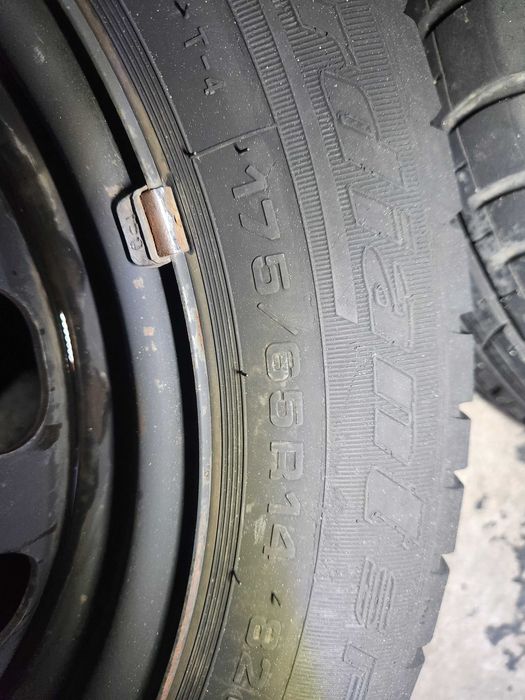 Джанти с летни гуми 14" 4х100 Opel цената е 4 броя гуми с джанти