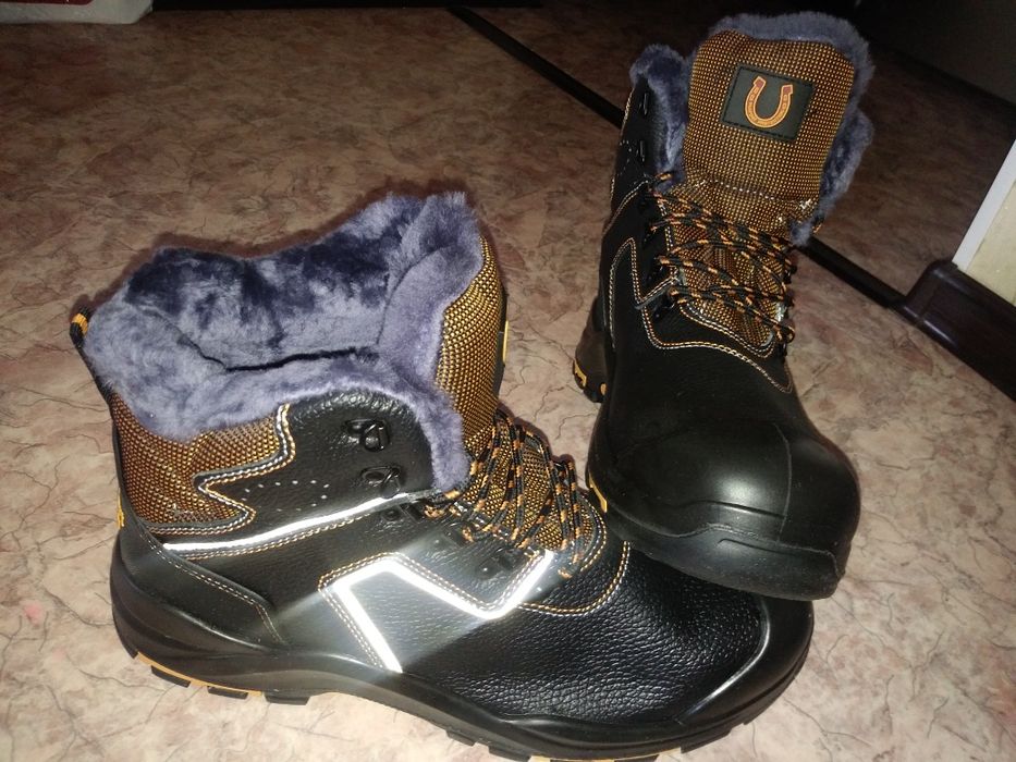 Ботинки зимние кожа мех