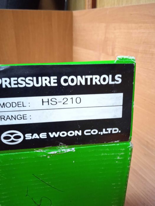 КИП реле контроля давления прессостат HS-210 10 bar PD4  2 шт