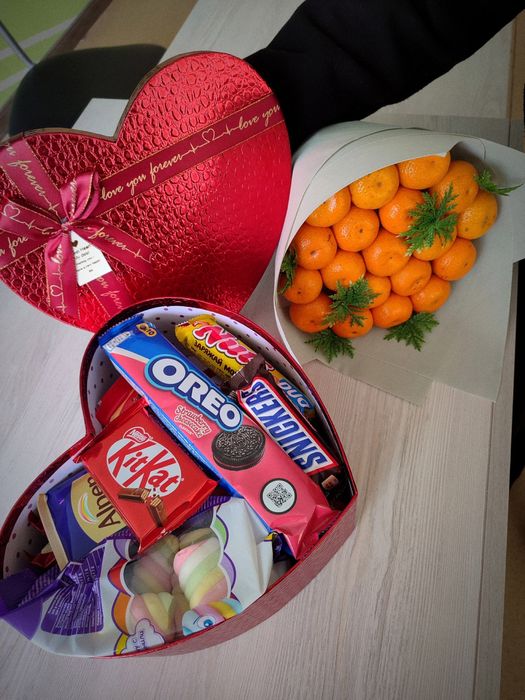 Букеты из мандаринов