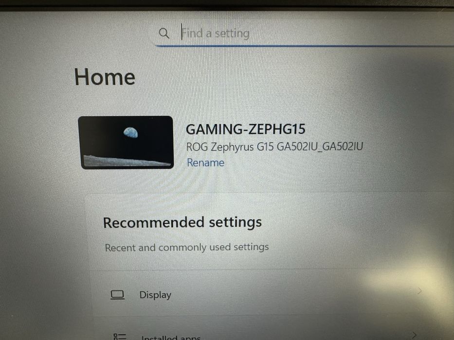 Лаптоп Asus ROG Zephyrus G15 Win 11 и раница