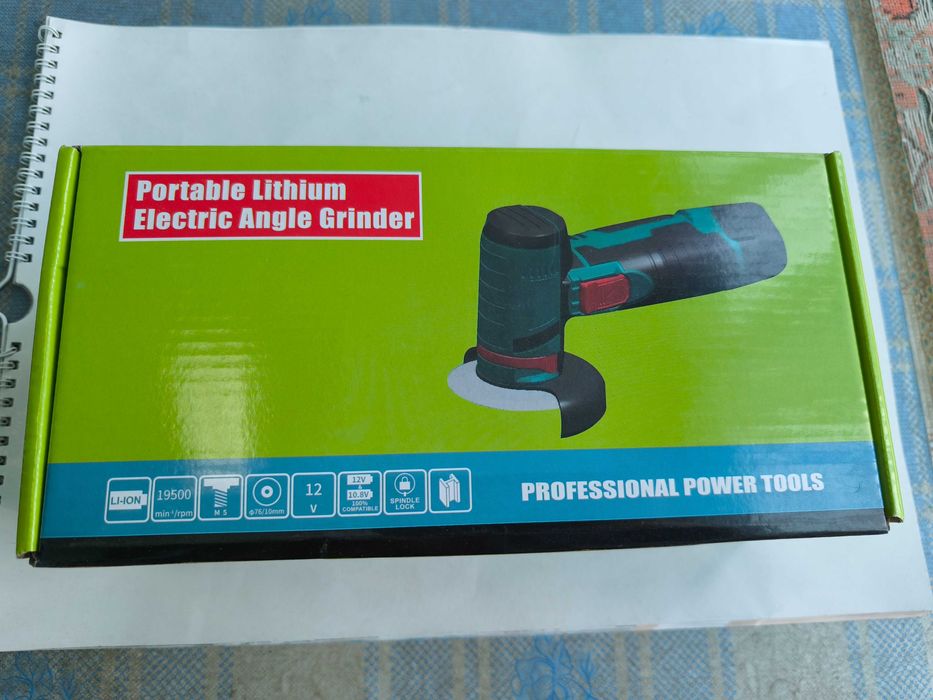 Mini polizor unghiular flex cu 2 acumulatori