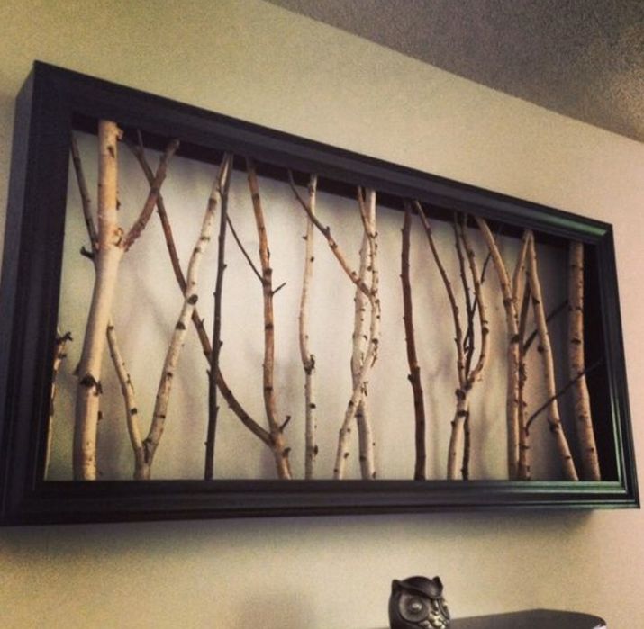 Lemn de mesteacan decorativ, tablouri crengi, crengi mesteacan