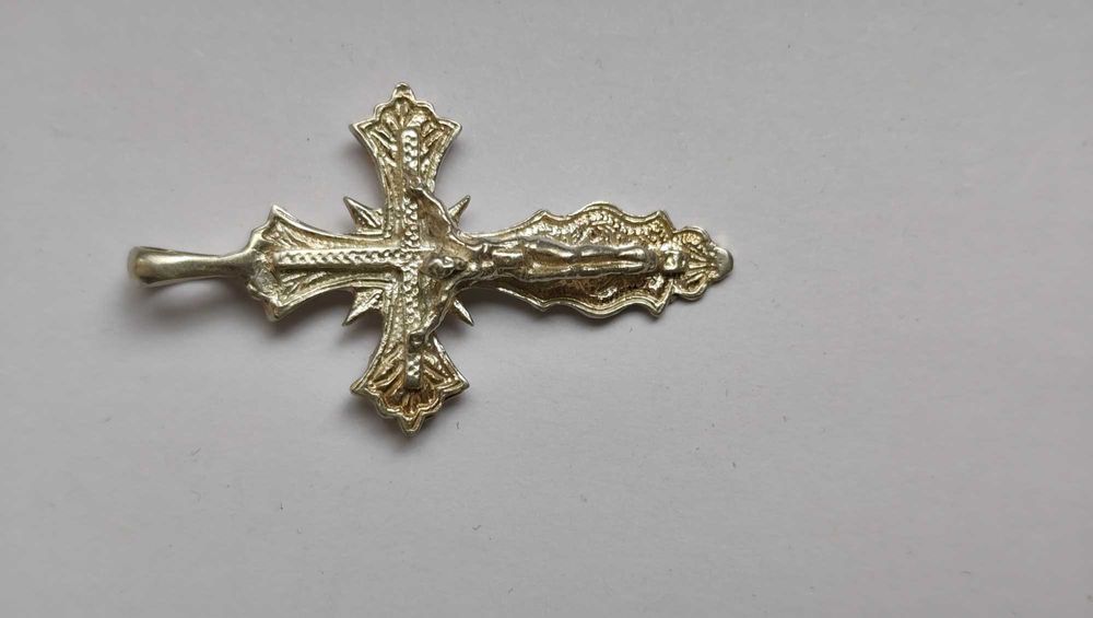 Крест православный серебряный