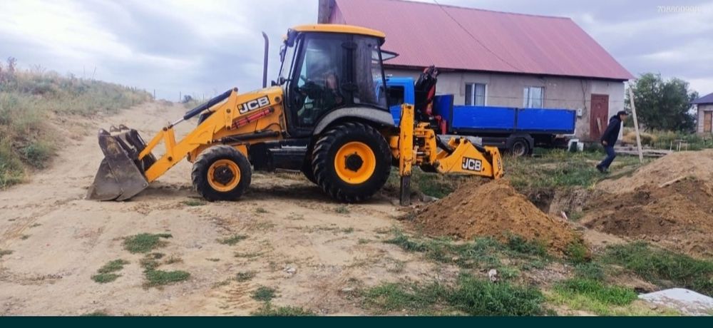 Услуга трактор 3в1 погрузчик-эксковатор