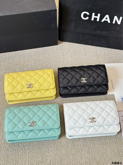 Geanta Chanel waller on chain timeless clasique piele vitel