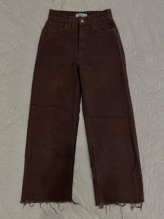 Кафяви женски дънки Pull&Bear / размер EUR 34