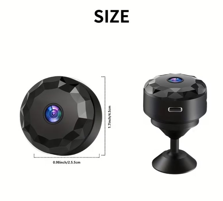 Мини камера. Умна безжична камера за сигурност - 2.4GHz WiFi