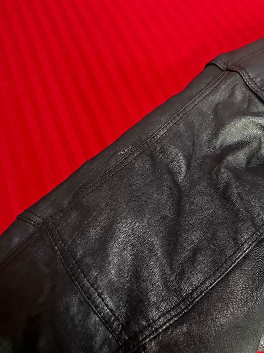 Parka vintage barbati piele naturala