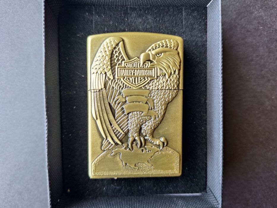 Газови метални запалки Harley Davidson (релефни)