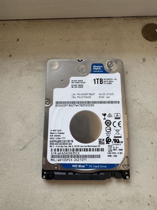 Жесткий диск для ноутбука