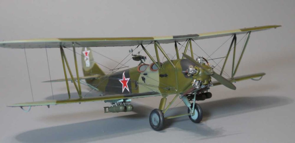 Сборная модель самолета По-2 (1/72).. РАРИТЕТ