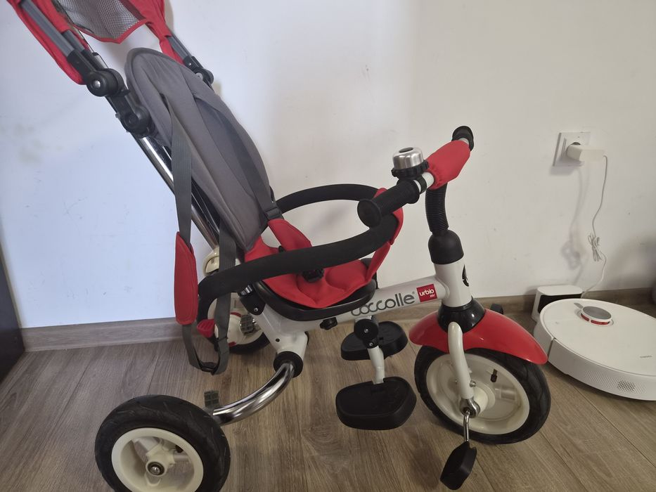 Tricicleta Coccolle Urbio Air + masinuta cu melodii si lumini