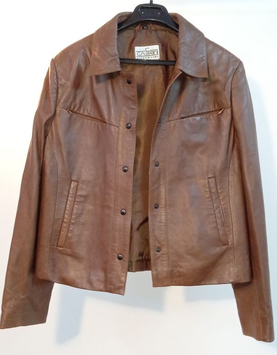 Jacheta dama din piele naturala primavara/toamna, CABRINI Silver Line