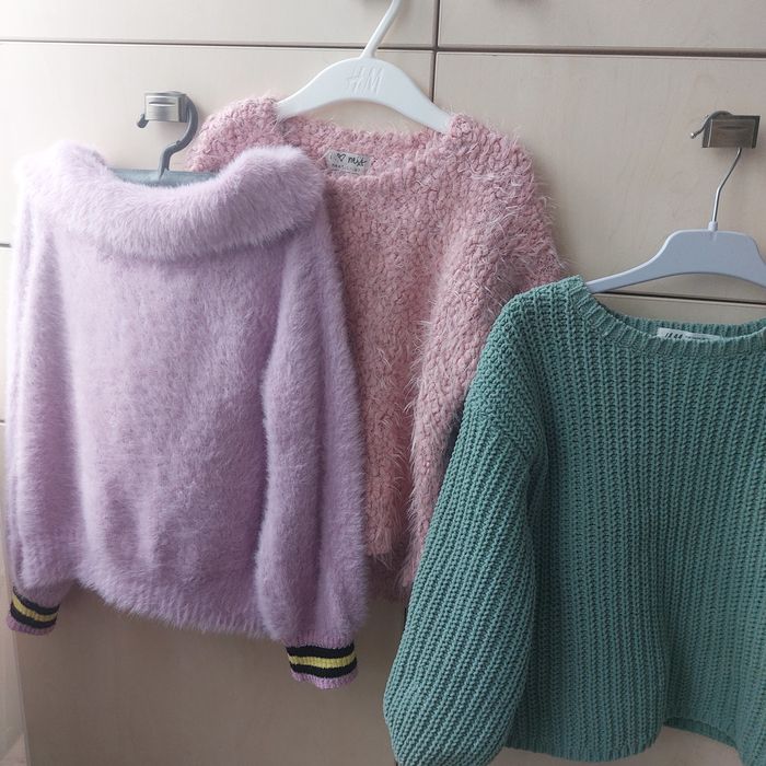 Lot pulover fetita 4-5 ani