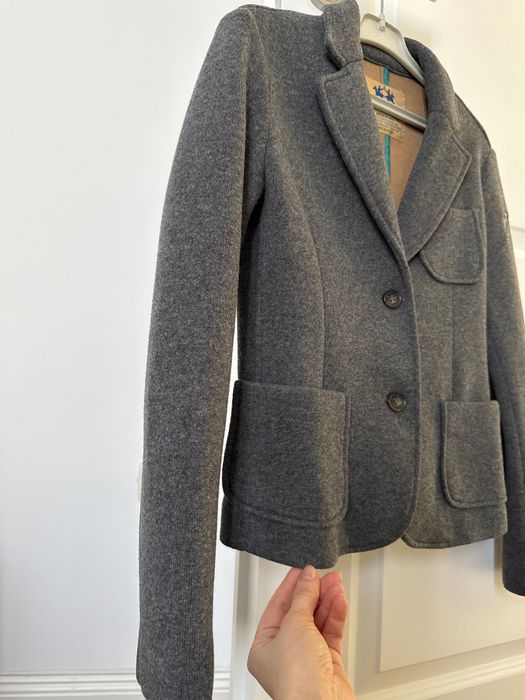 Sacou La Martina gri marimea 42 S blazer original elegant