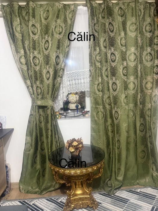 Vând draperii noi gata cusute cu rejansa