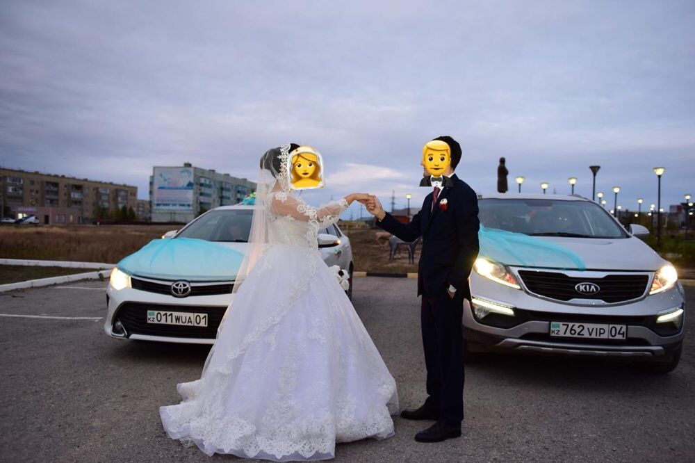 Шикарное свадебное платье