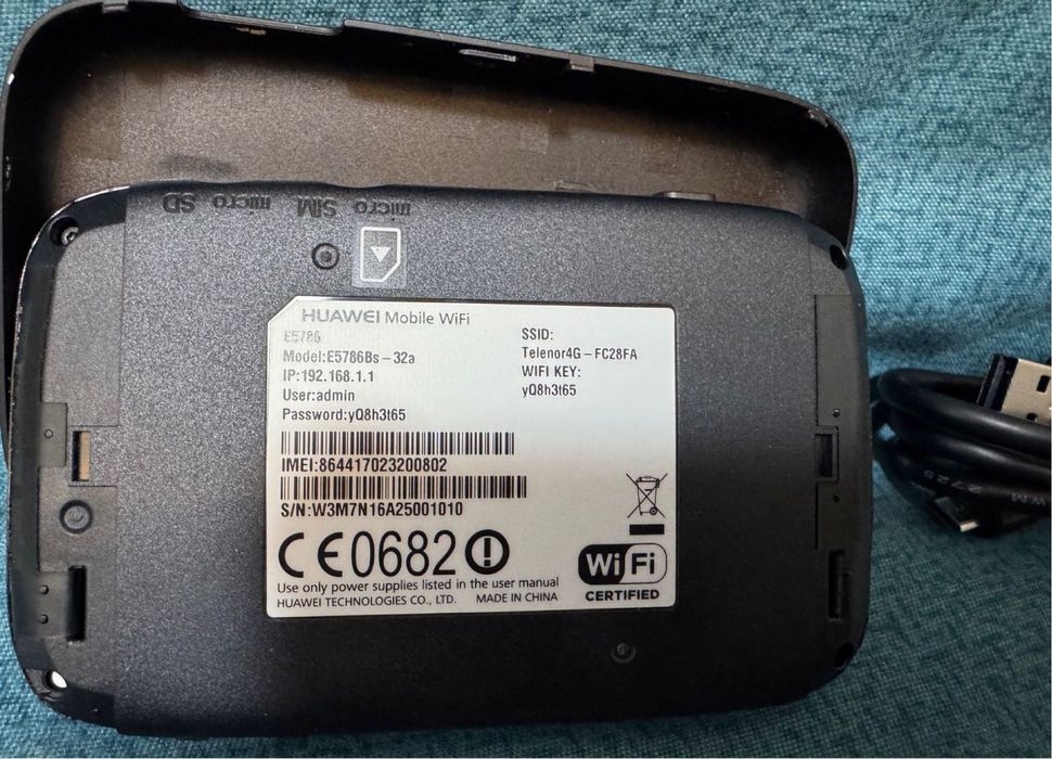 Router wireless portabil Huawei E5786Bs-32a,4G+