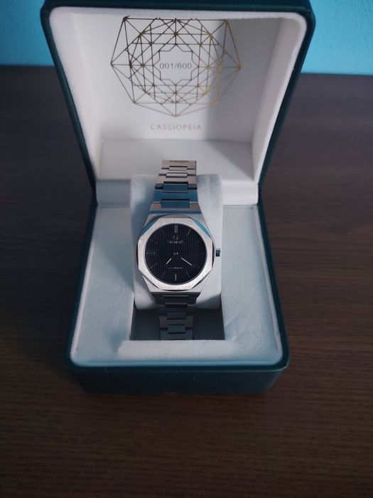 Stemata Watch Cassiopeia Nox Caelo Grey – Ediție Limitată (600 buc.) | Sticlă Safir | Mecanism Elvețian