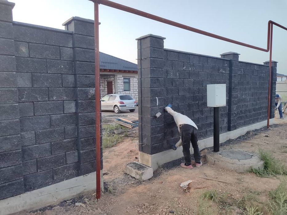 Кладка заборы профисоналльно