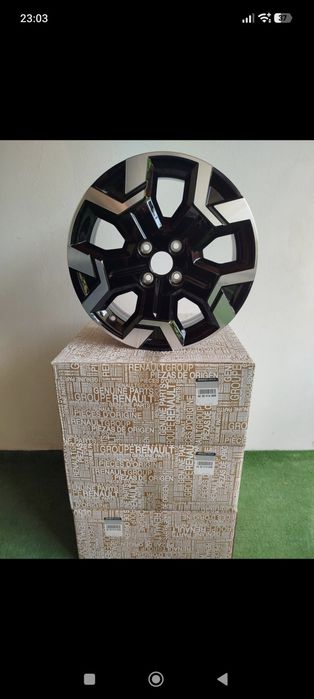 Set 4 jante aliaj R16  4x100 model 2026 Dacia Logan Sandero Jogger Doker Renault Clio Megane 2 Nissan Micra