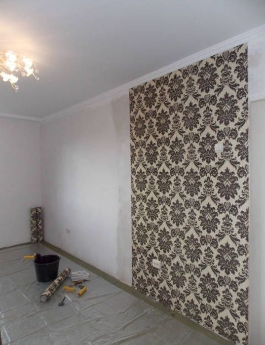 Ремонт квартир,обои,левкас, покраска