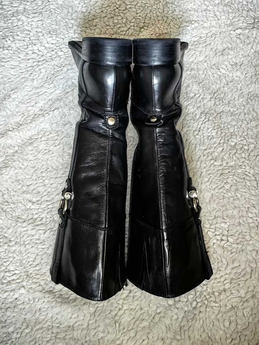 Cizme negre dama piele naturala Geox riding Walk Pleasure