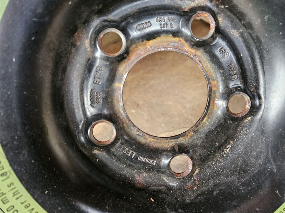 Резервна гума патерица за Audi a4 b8 b9 125 70 19