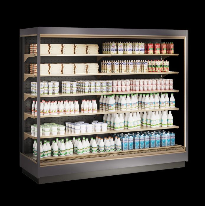 Стеллаж полка торговое оборудование магазина витрина витринный