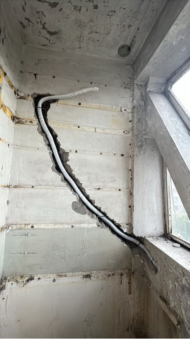 Штрабление для кондиционера установка