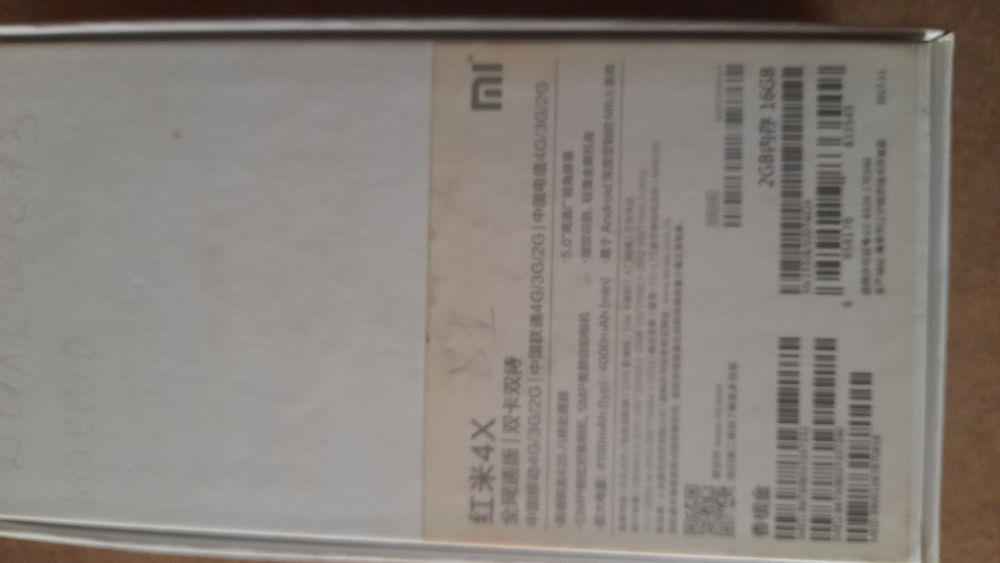 XIOMI REDMI 4X smart phone