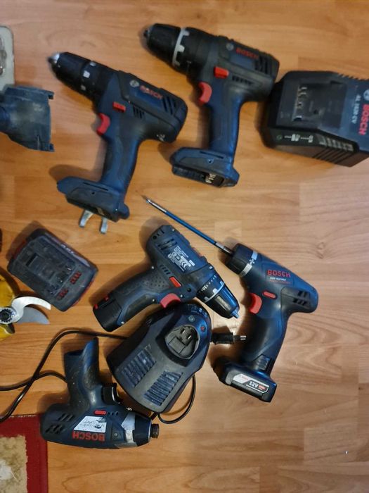 scule bosch profesionale de 12v și 18v circular, filetanta percutie...