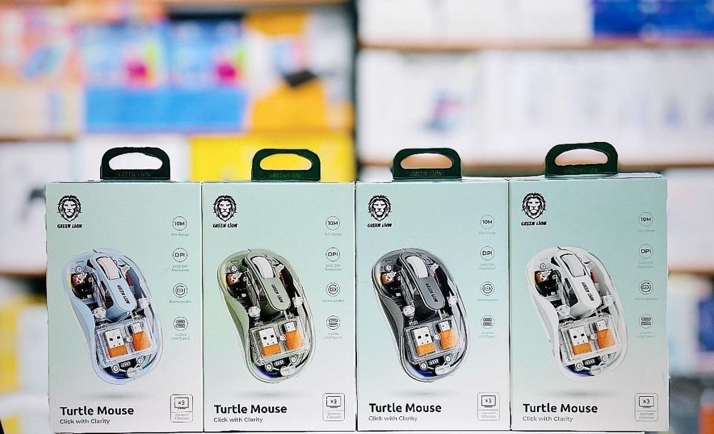 Беспроводная мышь Green Lion Turtle Mouse type-c / USB ( universal )