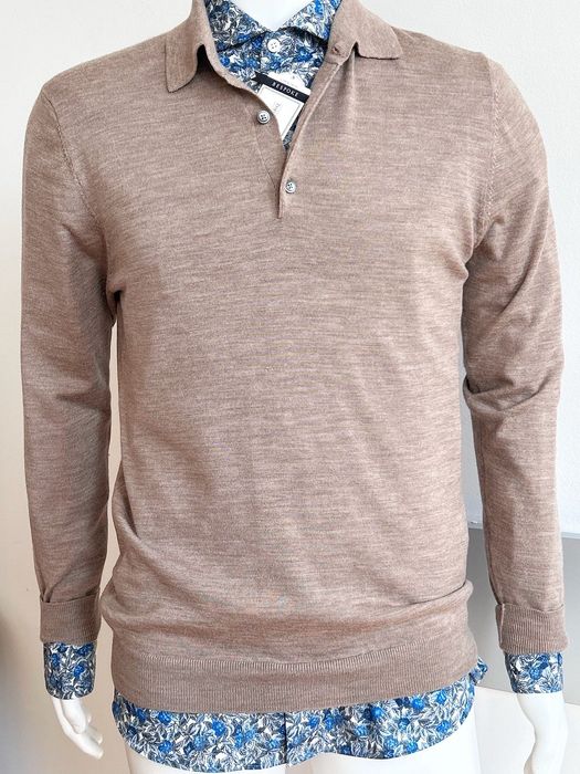 Мъжки пуловери мерино и тъмно син пуловер кашмир