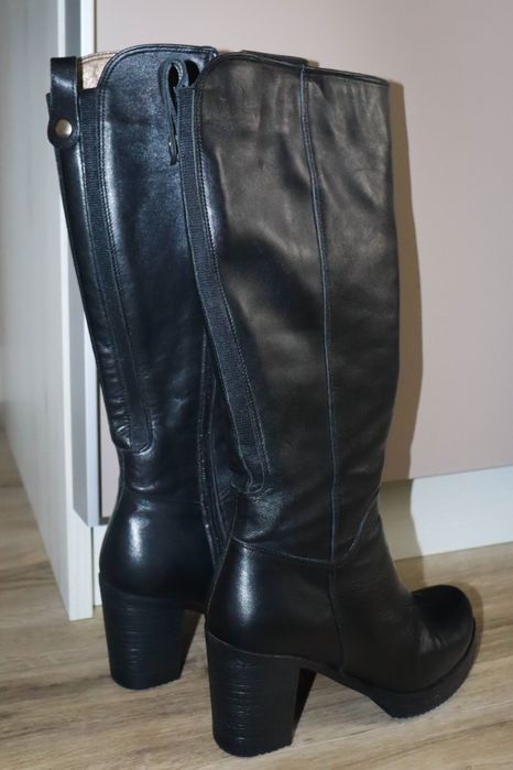 Дамски ботуши от истинска кожа