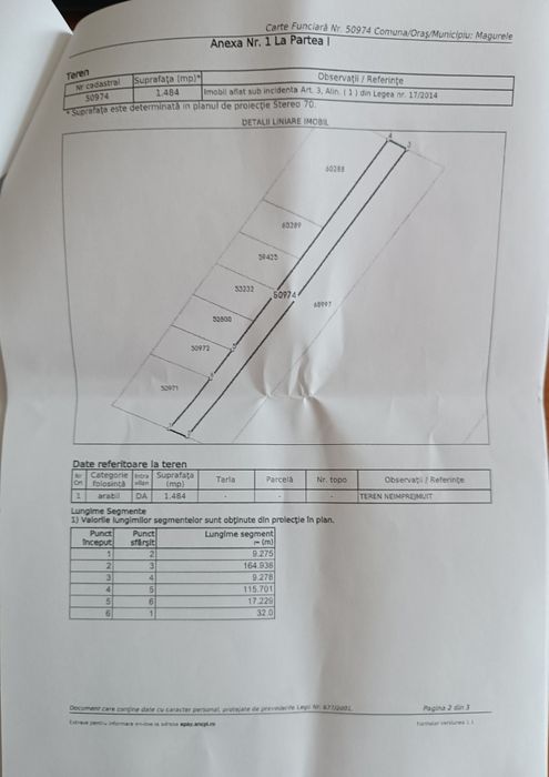 Reducere 25% - Teren 1217mp,dublă deschidere situat in Magurele-Alunișu,Ilfov Preț vechi: 42.595 35 €/mp/PREȚ NOU: 31.945 € doar 26,25 €/mp