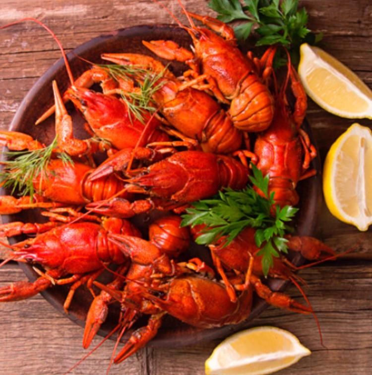 Креветки,Королевские, Рак живой,Вареные Раки: 4 500 тг. - Продукты ...