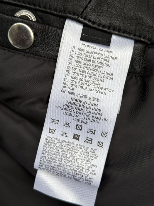 DIESEL байкър яке от естествена кожа