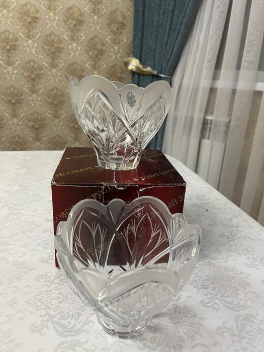 ваза для конфет хрусталь