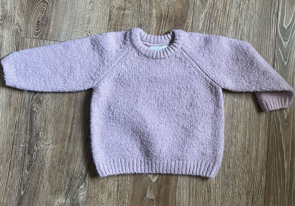 Bluza groasa roz pudra Zara