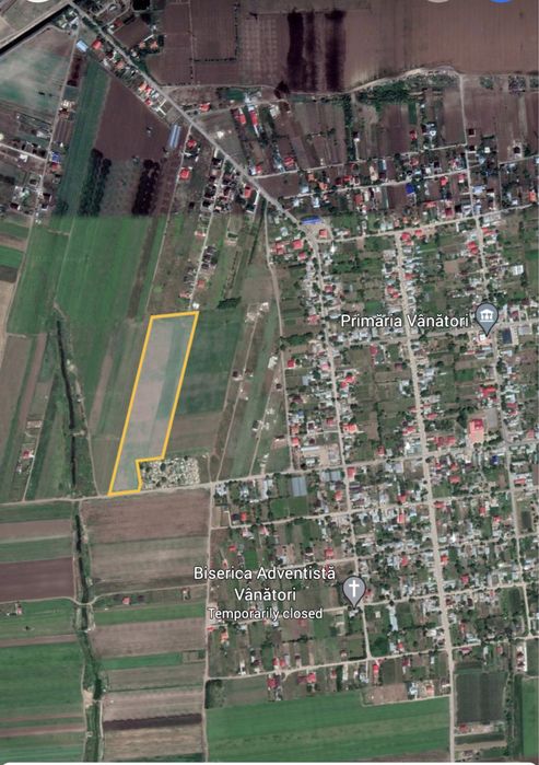 Vând teren in comuna Vânători Jud. Galați 37200m2