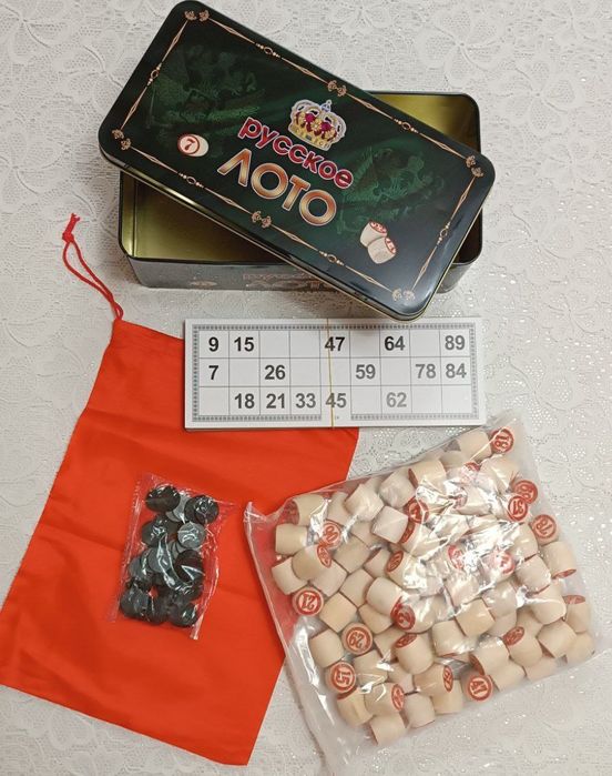 Настольная игра Лото и Домино. Новая. Доставка 24/7
